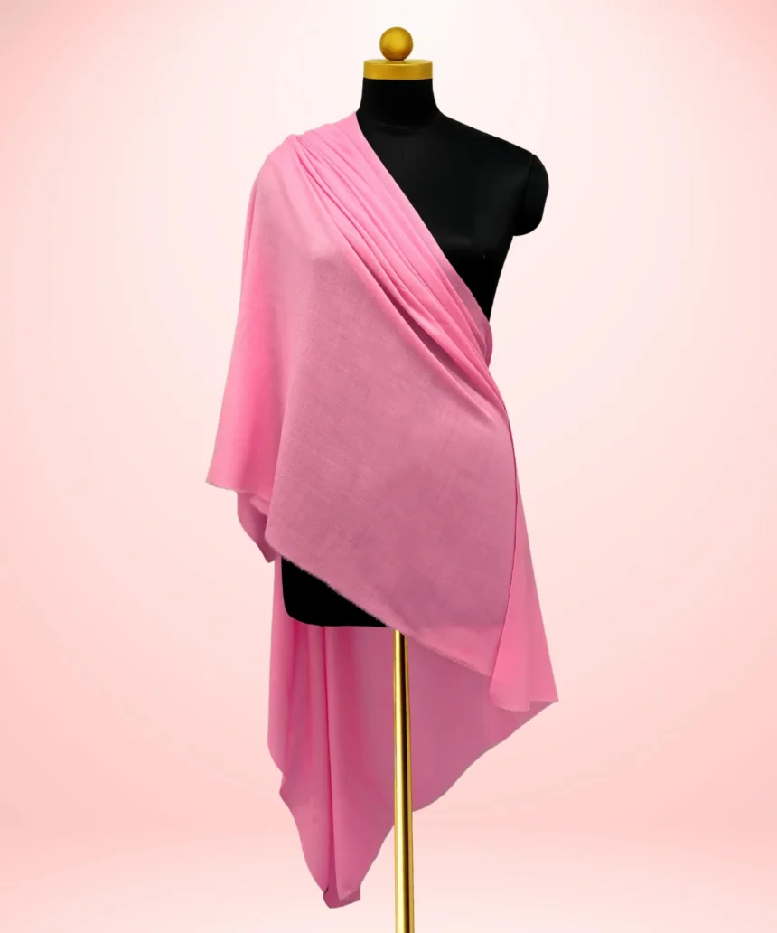Orchid Pink Pashmina Cashmere Shawl