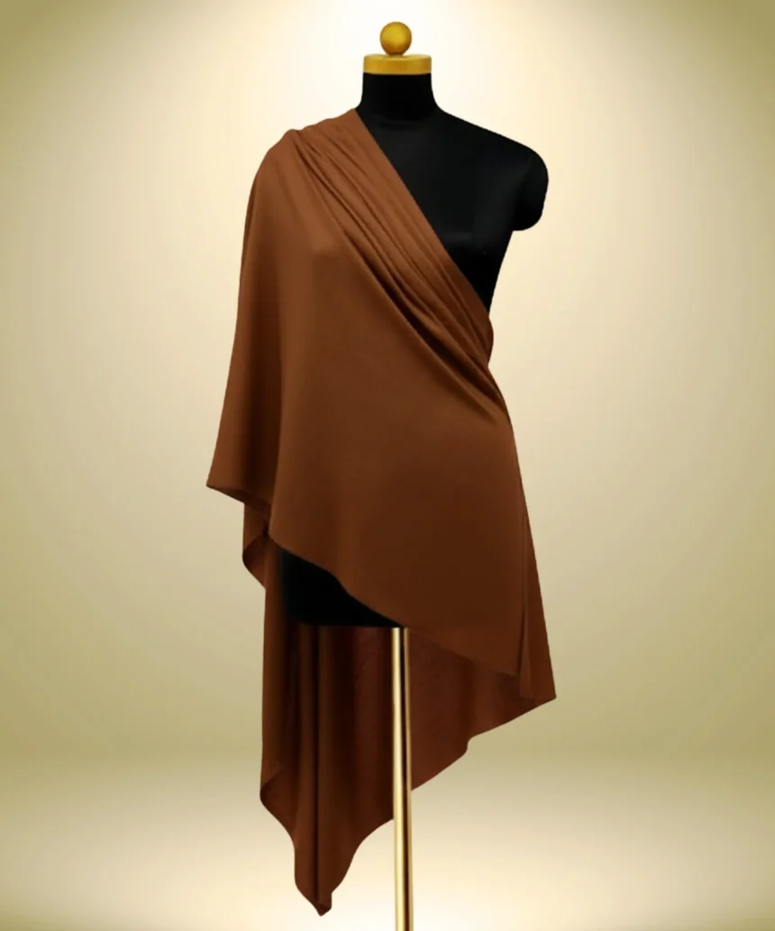 Chocolate Brown Pashmina Cashmere Shawl