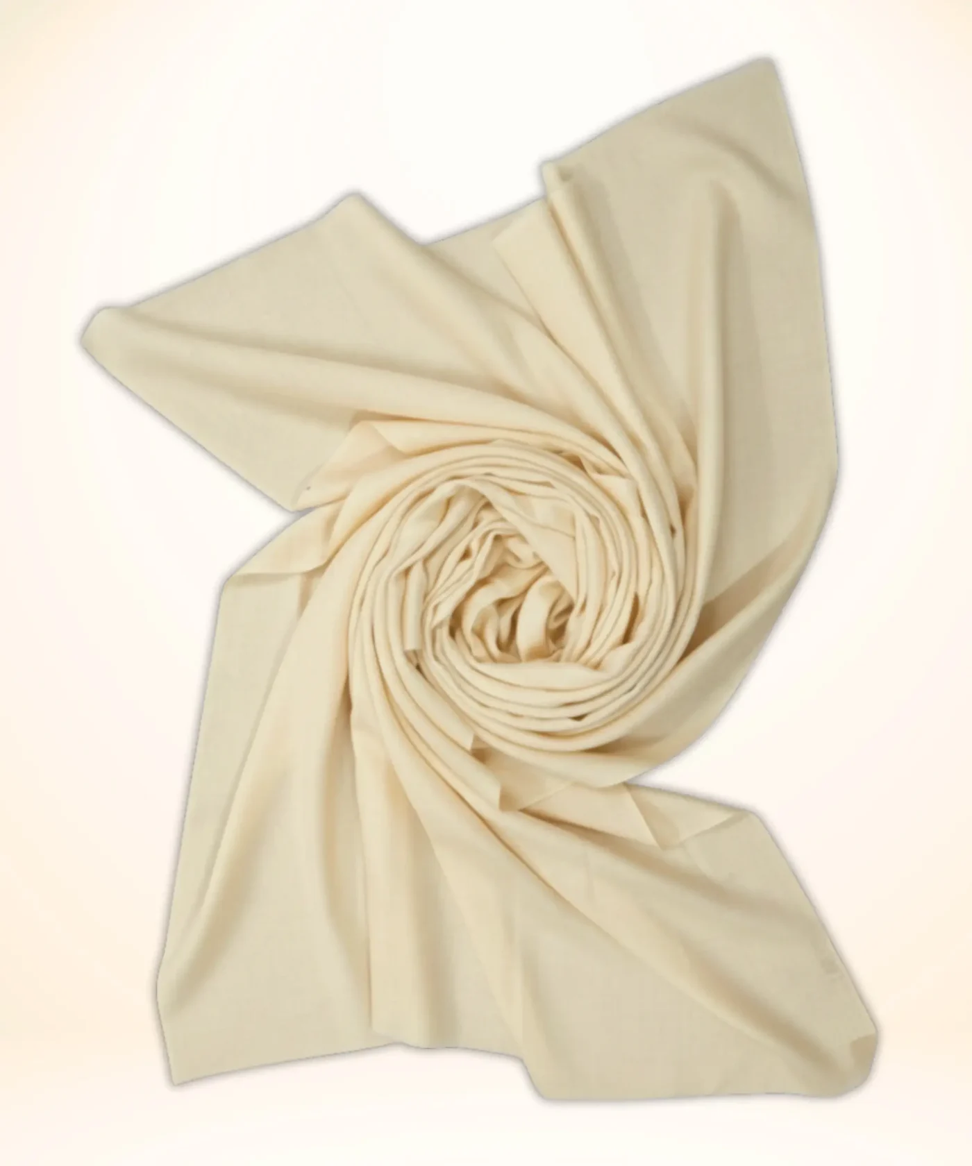 Cream Pashmina Cashmere Shawl - Image 3