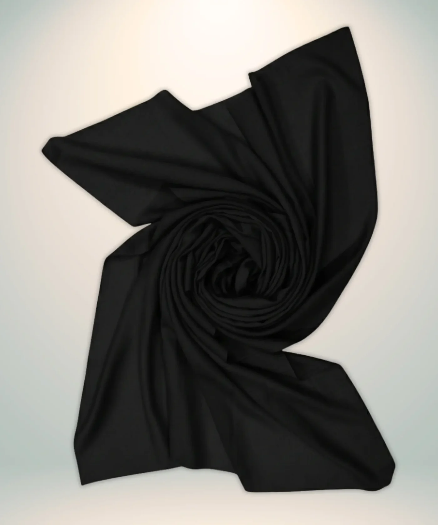 Black Pashmina Cashmere Shawl - Image 3