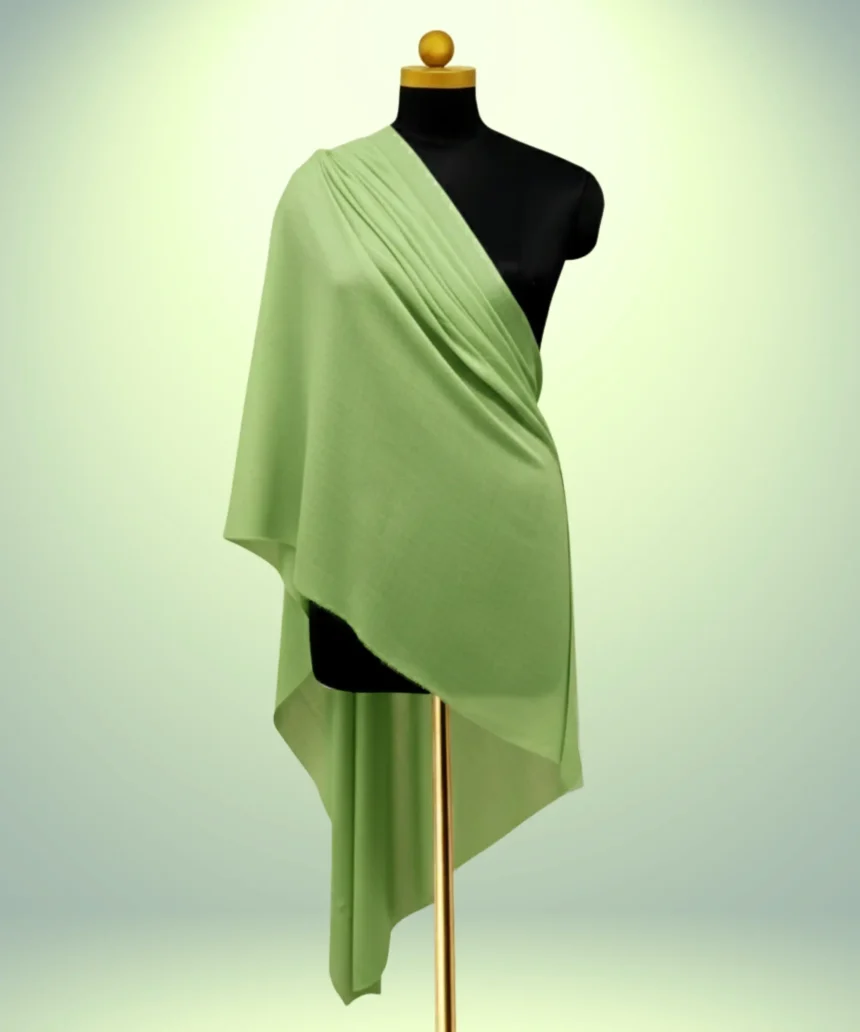 Pistachio Green Pashmina Cashmere Shawl