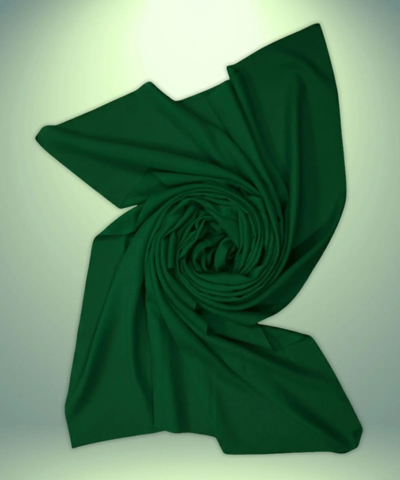 Emerald Green Pashmina Cashmere Shawl - Image 2