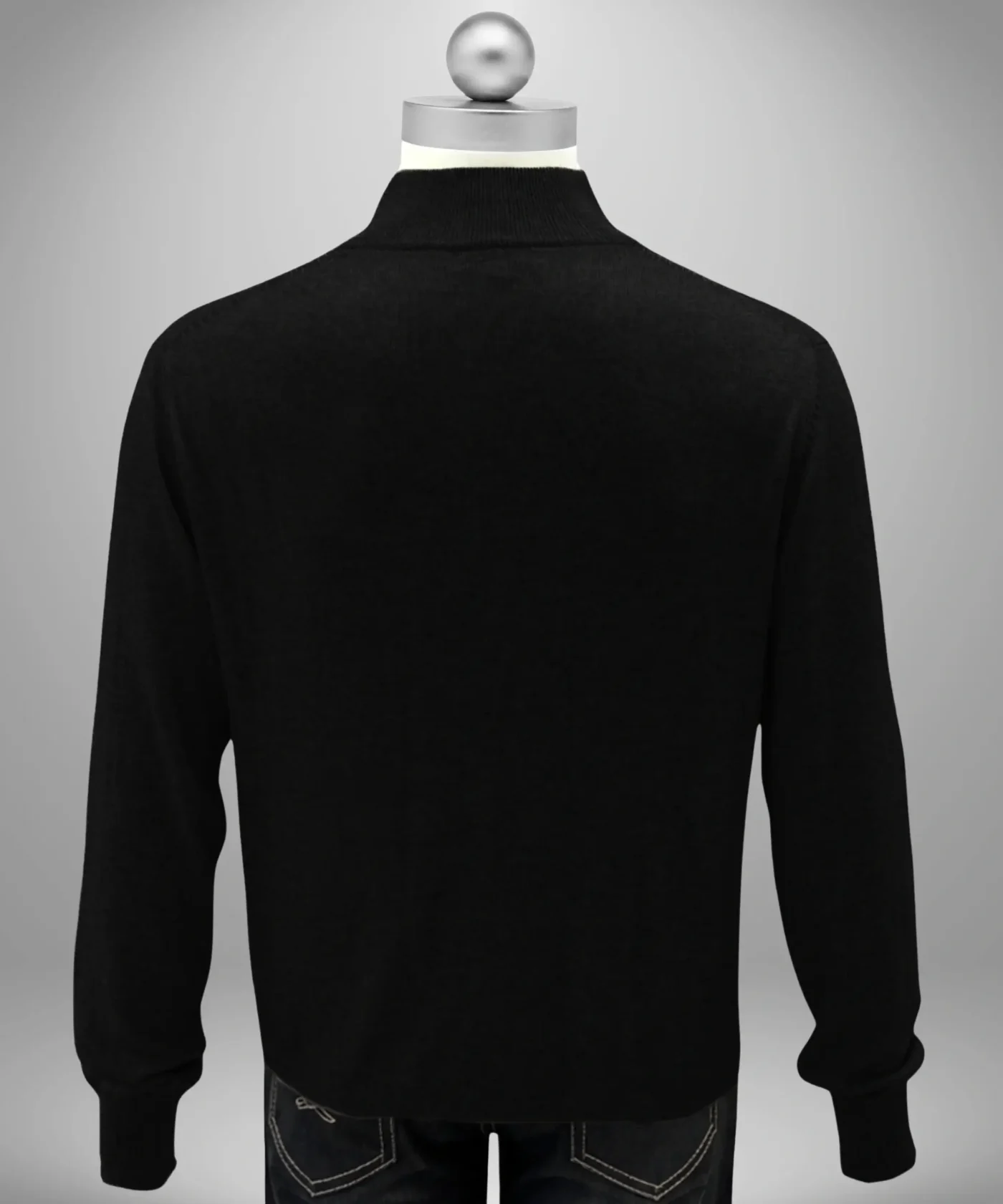 Sweater Pashmina Zip Neck - Image 4