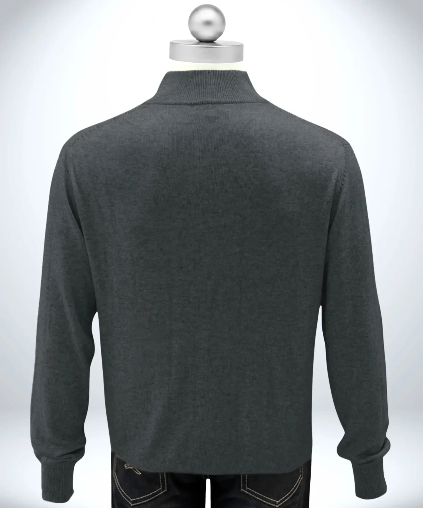 Sweater Pashmina Zip Neck - Image 10