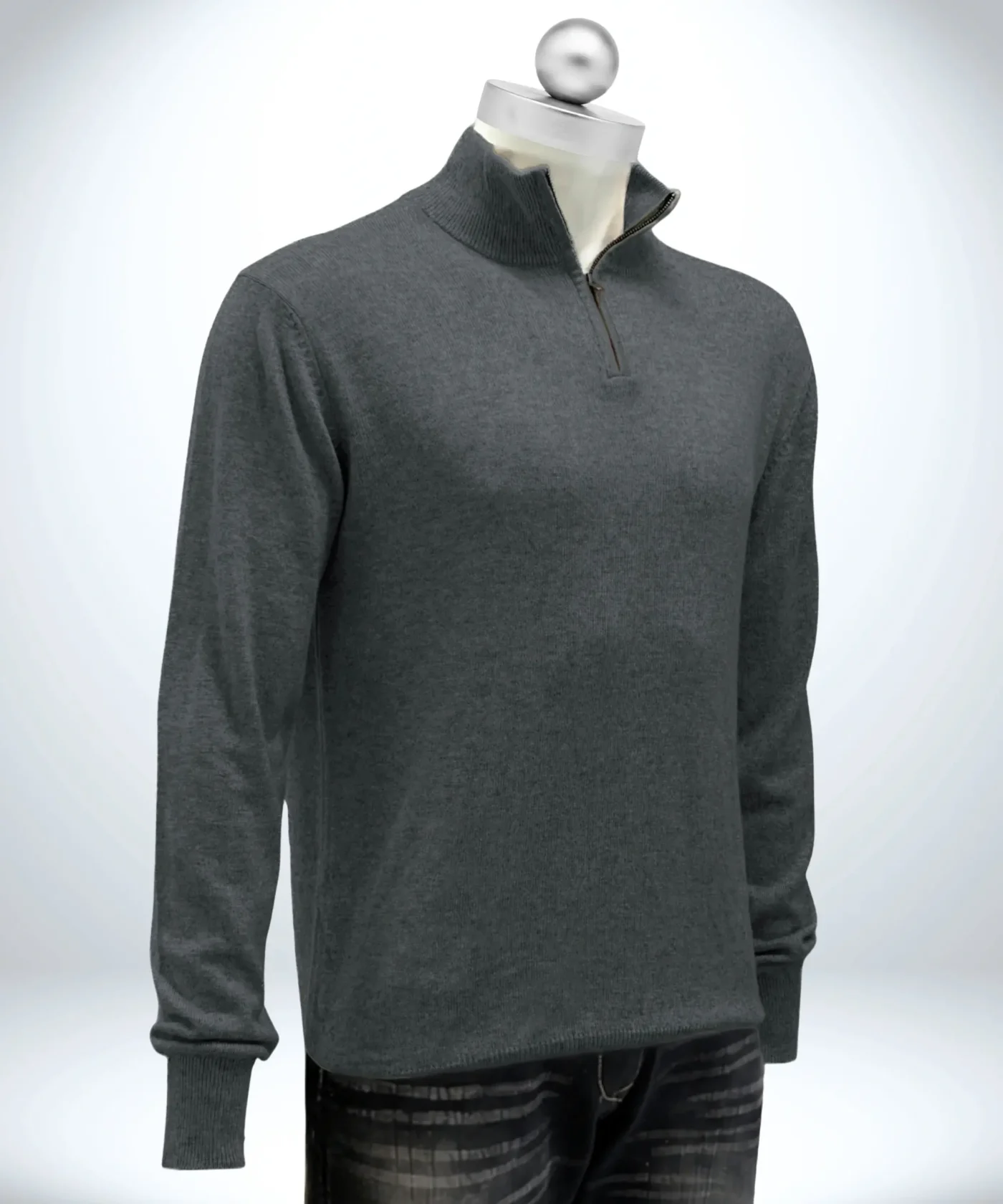 Sweater Pashmina Zip Neck - Image 13