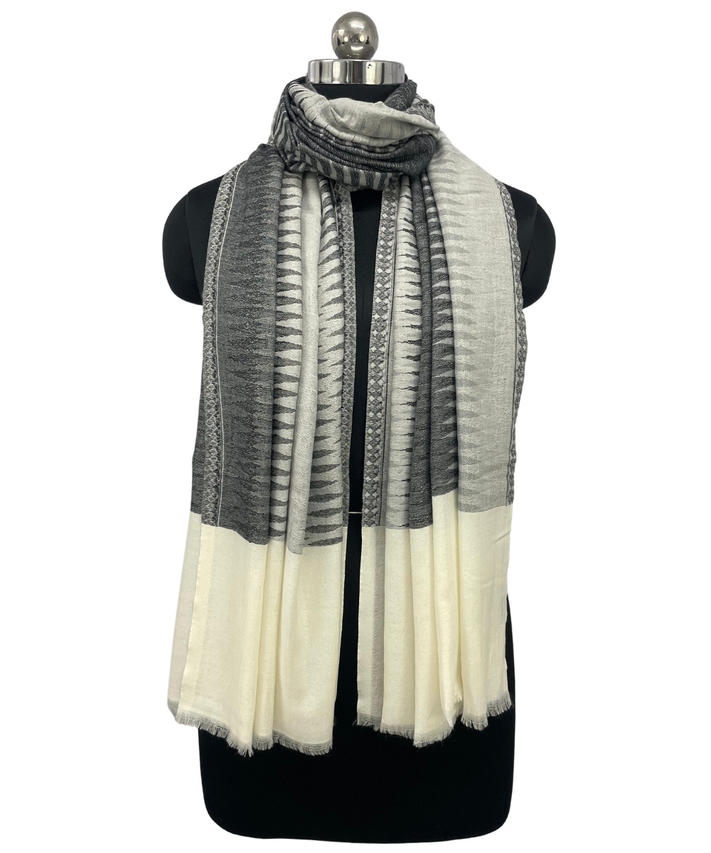 181-1 Stole Ikat Reversible - Image 1