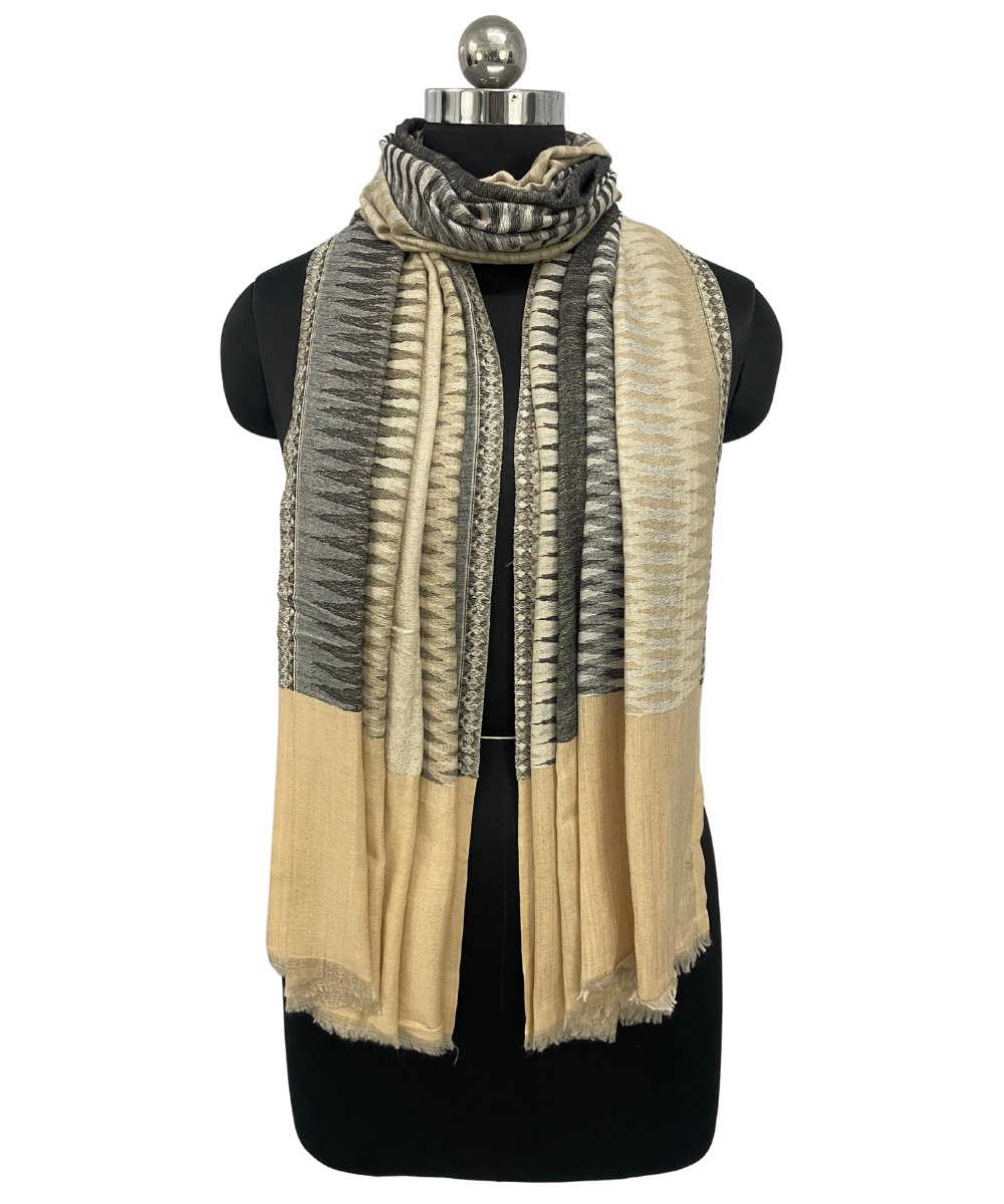 182-1 Stole Ikat Reversible - Image 1
