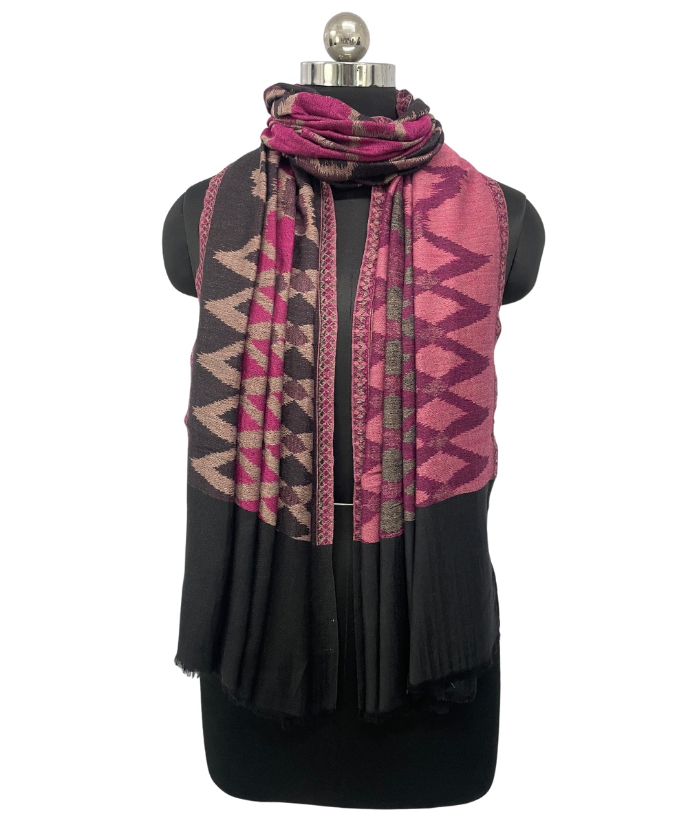 220-3 Stole Ikat Reversible - Image 1