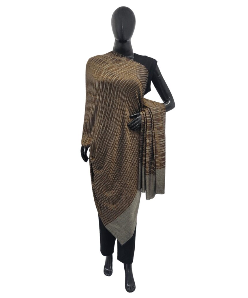 Shawl Zari Stripe Pashmina