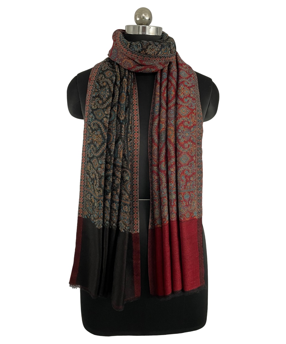 81-1-2 Stole Kani Reversible - Image 1