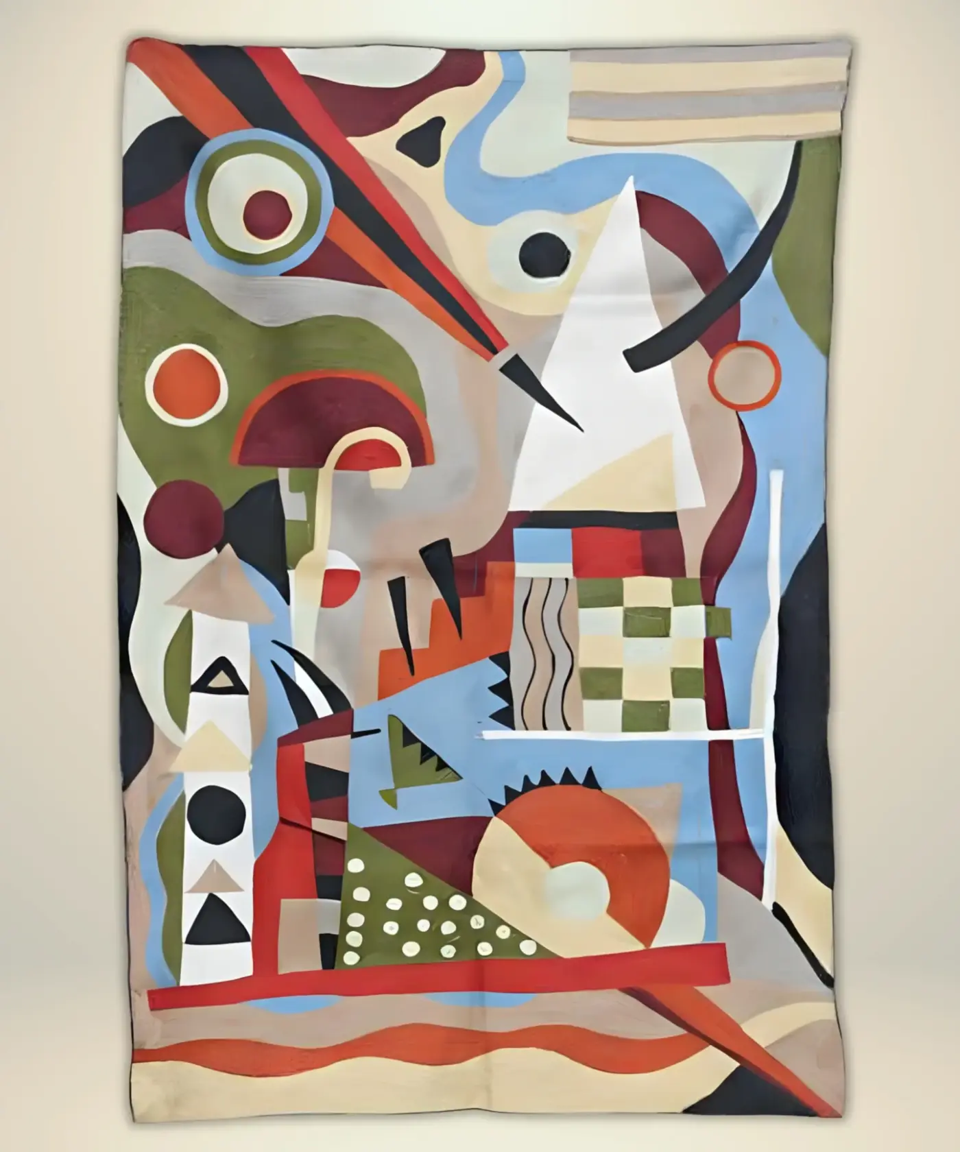 Abstract Silk Rug - Image 3
