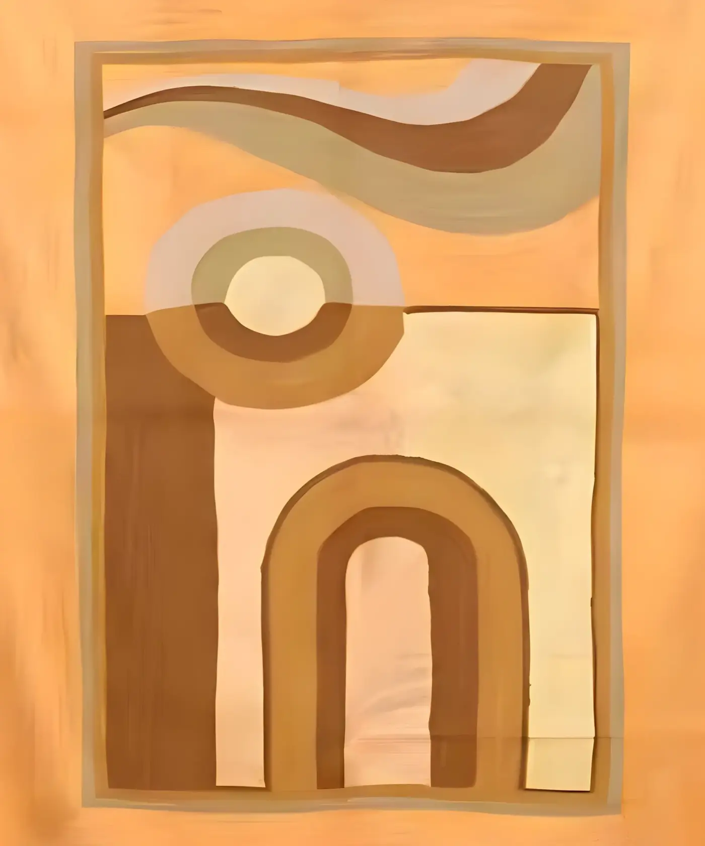 Abstract Silk Rug - Image 4