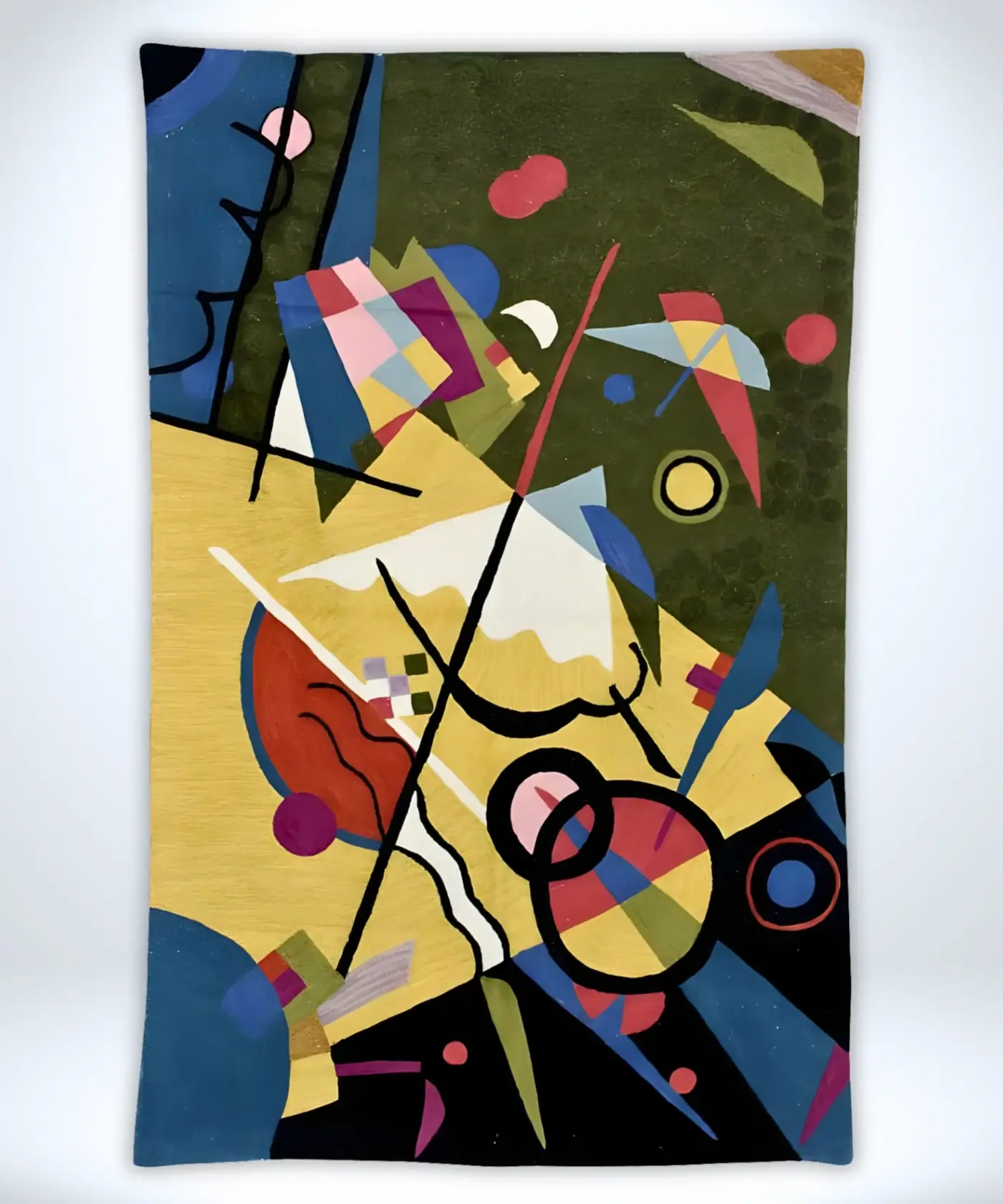 Abstract Woollen Rug - Image 3