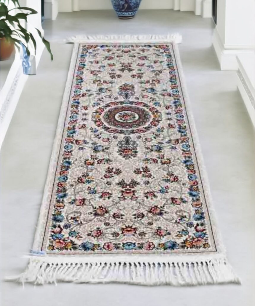 Floral Woollen Carpet [2′ x 6′ Ft.]