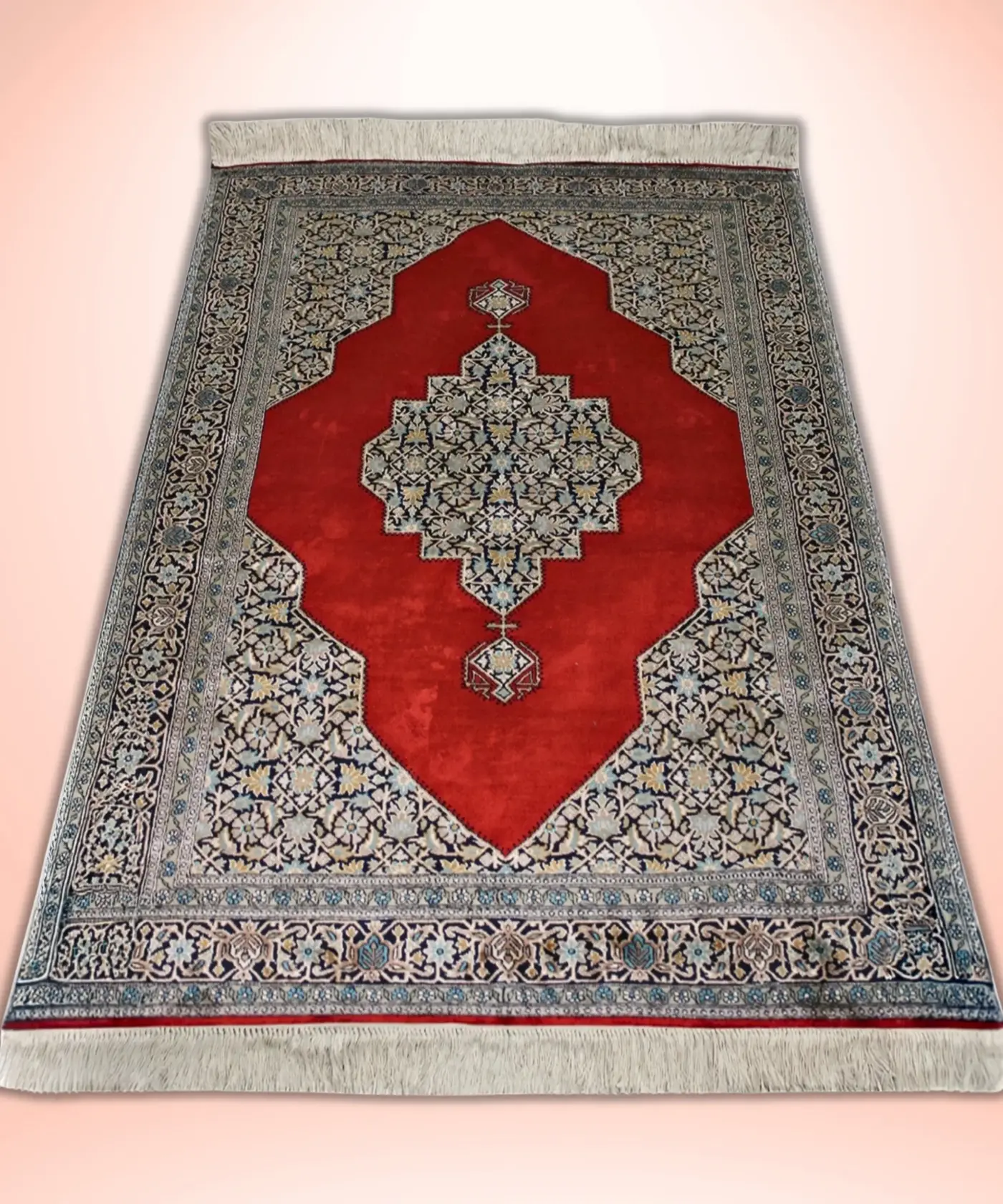 Carpet Handmade Silk 3′ x 5′ Ft - Image 2