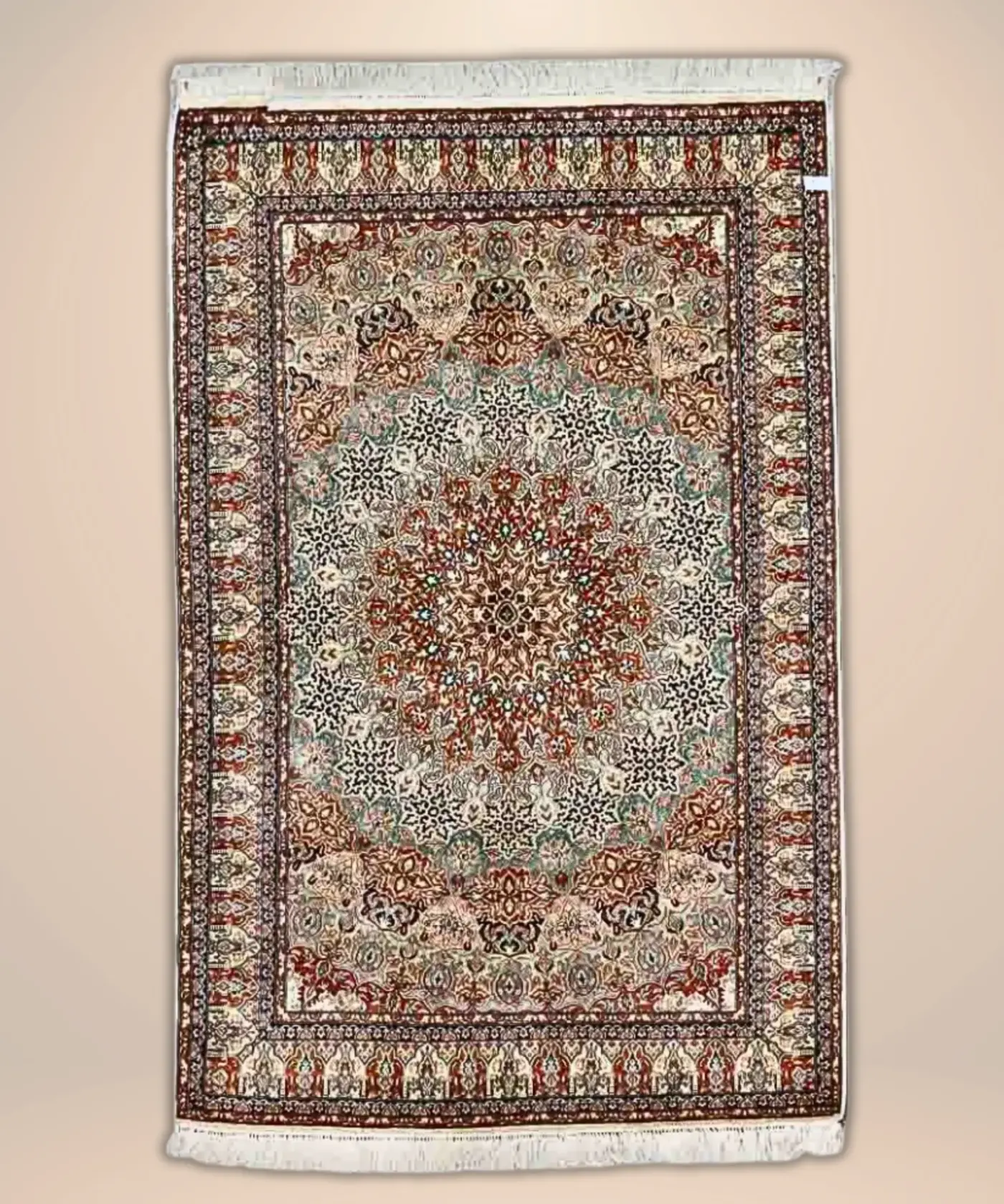 Carpet Handmade Silk (4' x 6' Ft.) - Image 2