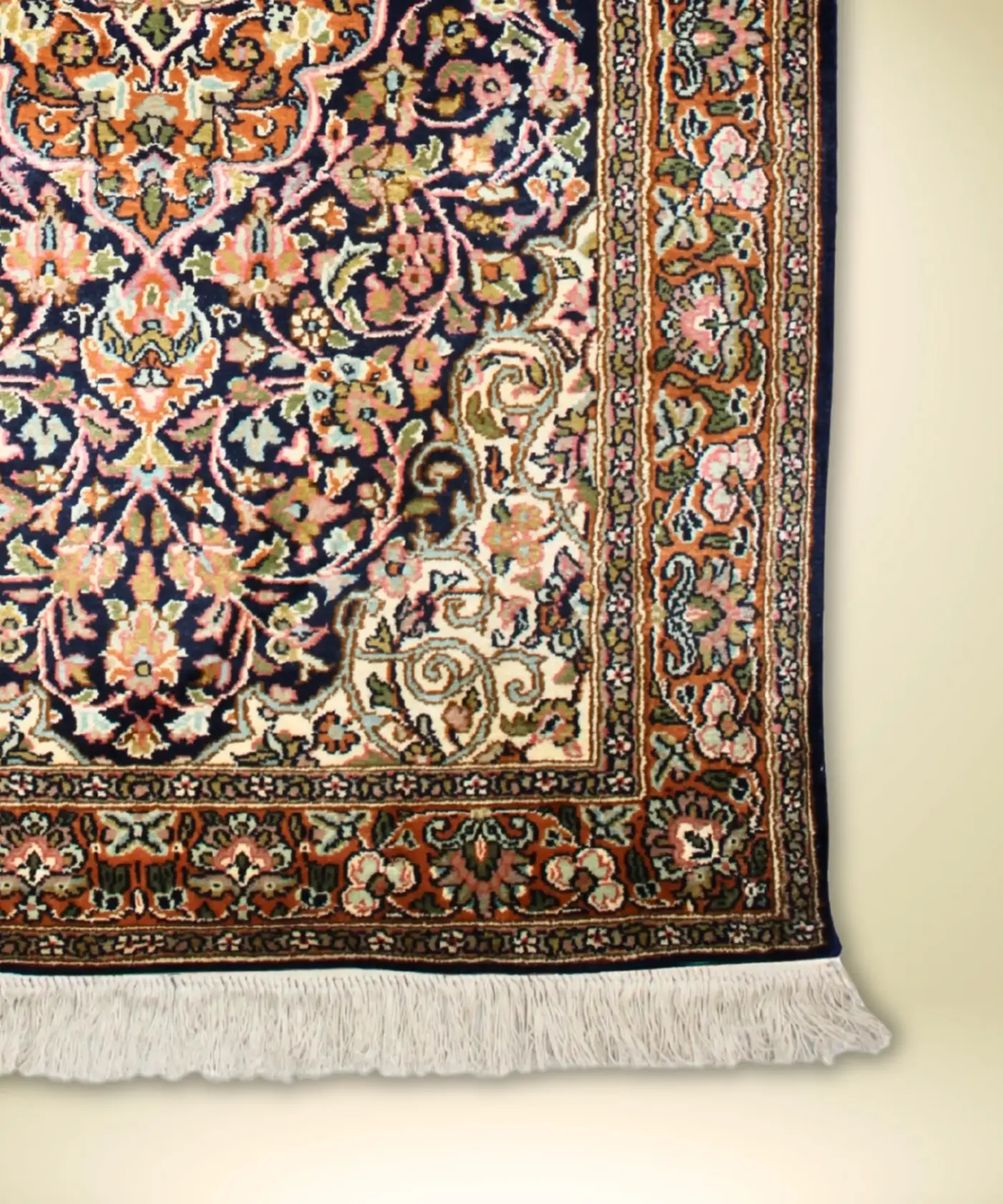 Carpet Handmade Silk On Cotton (2.5’ X 4’ft) - Image 2