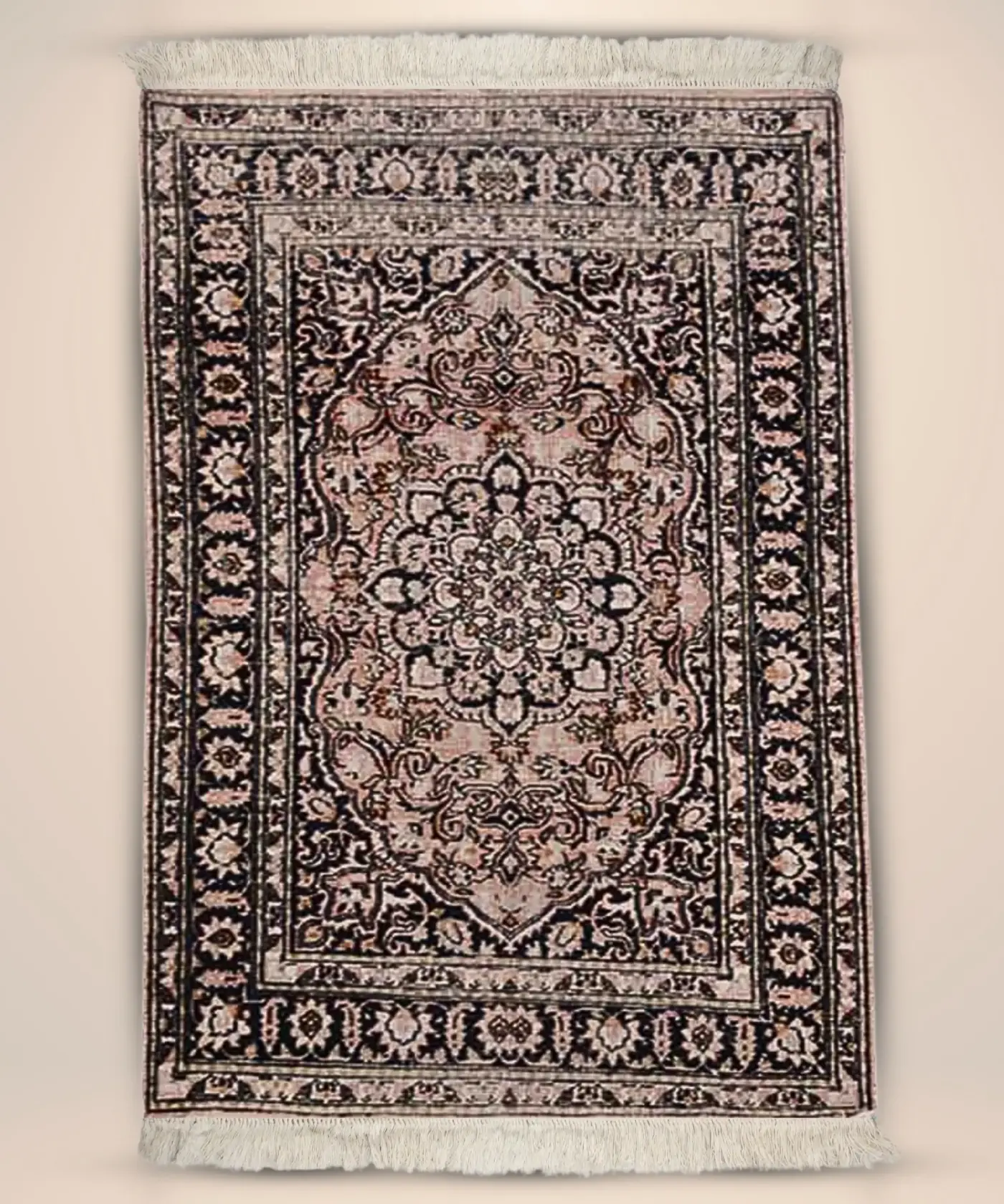 Carpet Handmade Silk On Cotton (2.5' x 4' Ft.) - Image 4