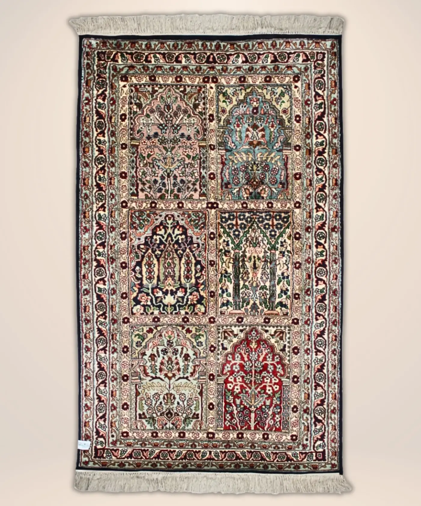 Carpet Handmade Silk On Cotton (2.5’ X 4’Ft.) - Image 2