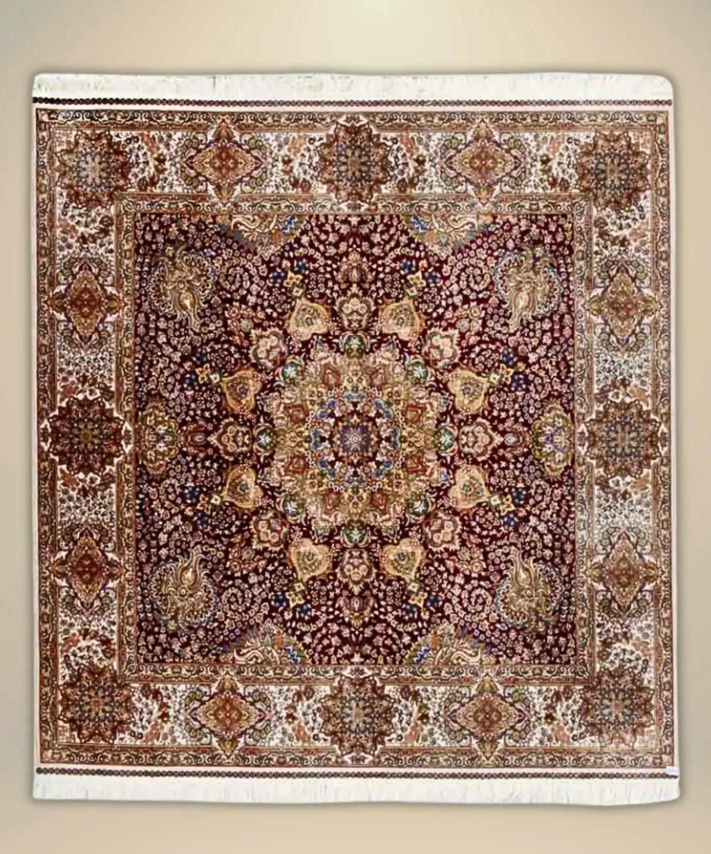 Carpet Oriental Silk (6.5' x 6.5' Ft.) - Image 2