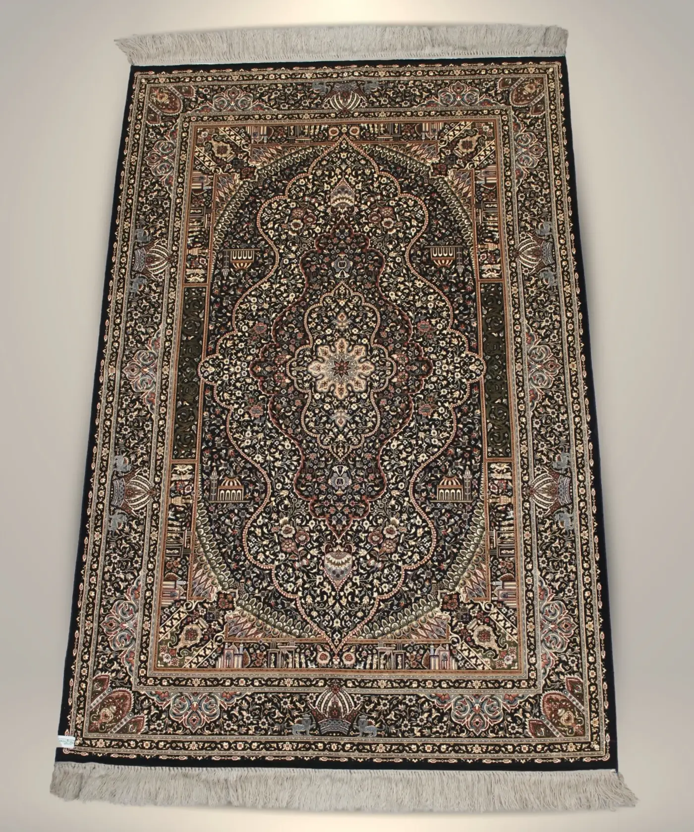 Carpet Silk Floral (4'x 6'Ft.) - Image 2