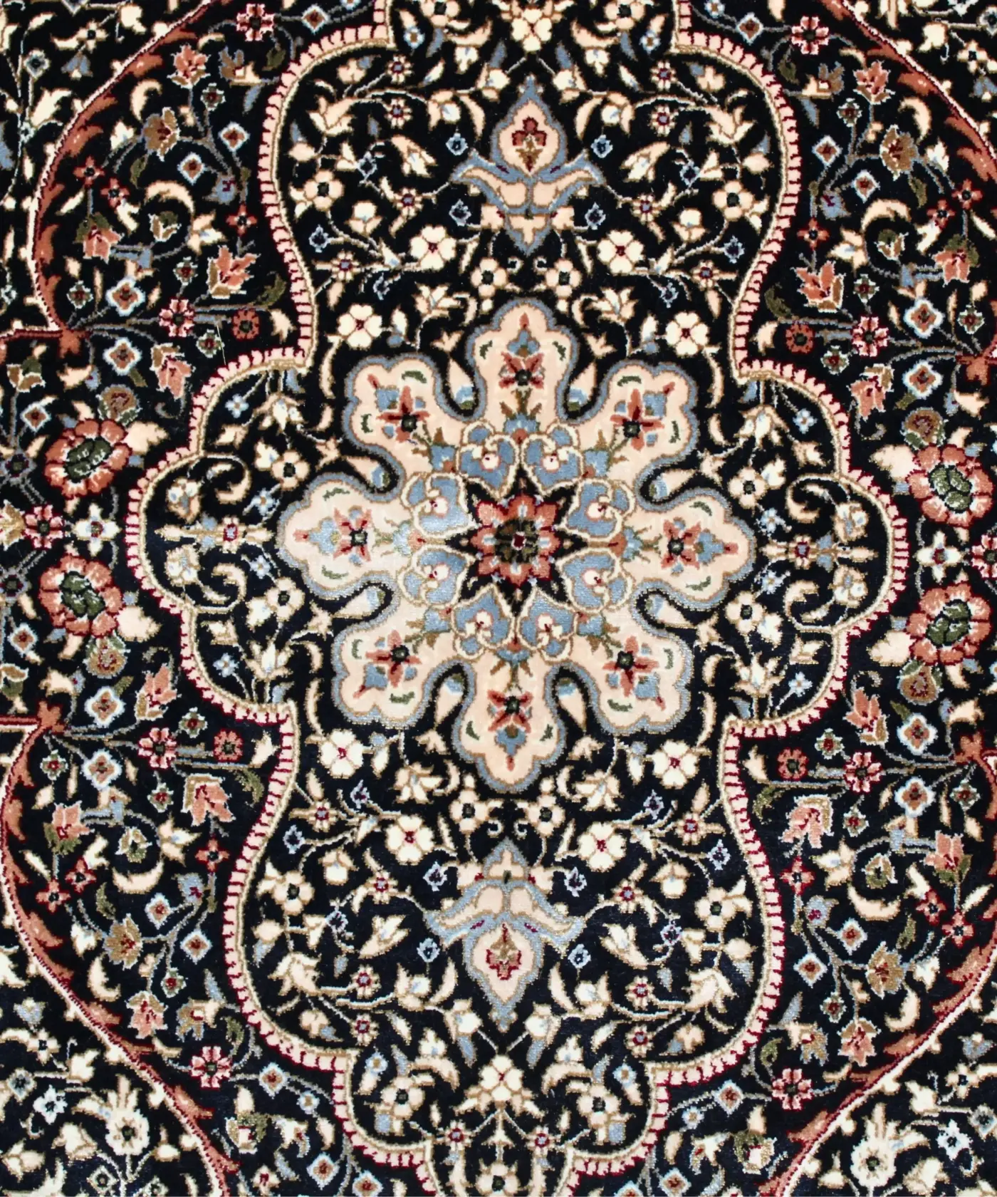 Carpet Silk Floral (4'x 6'Ft.) - Image 3