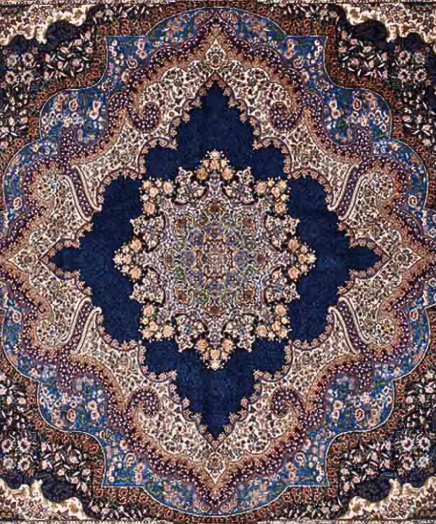 Carpet Silk Oriental (6.5' x 6.5' Ft.) - Image 3