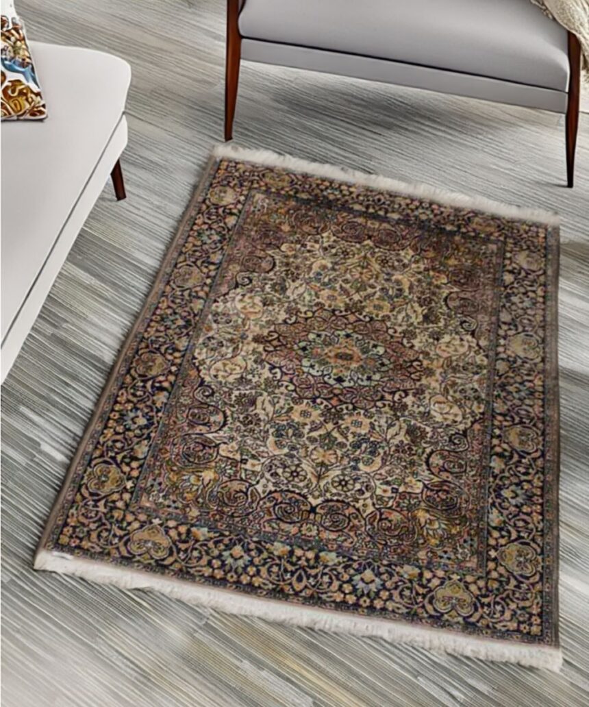 Carpet Handmade Silk On Cotton (4' x 6' Ft.)