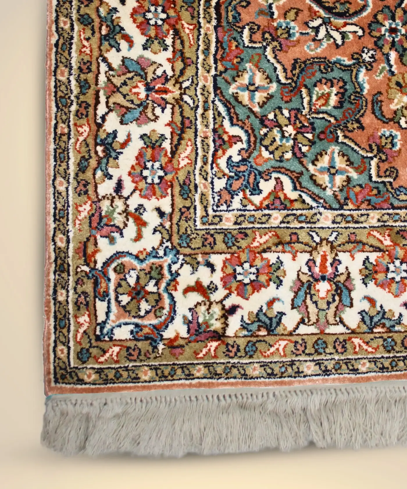 Carpet Handmade Silk On Cotton 3'x 5'ft - Image 2