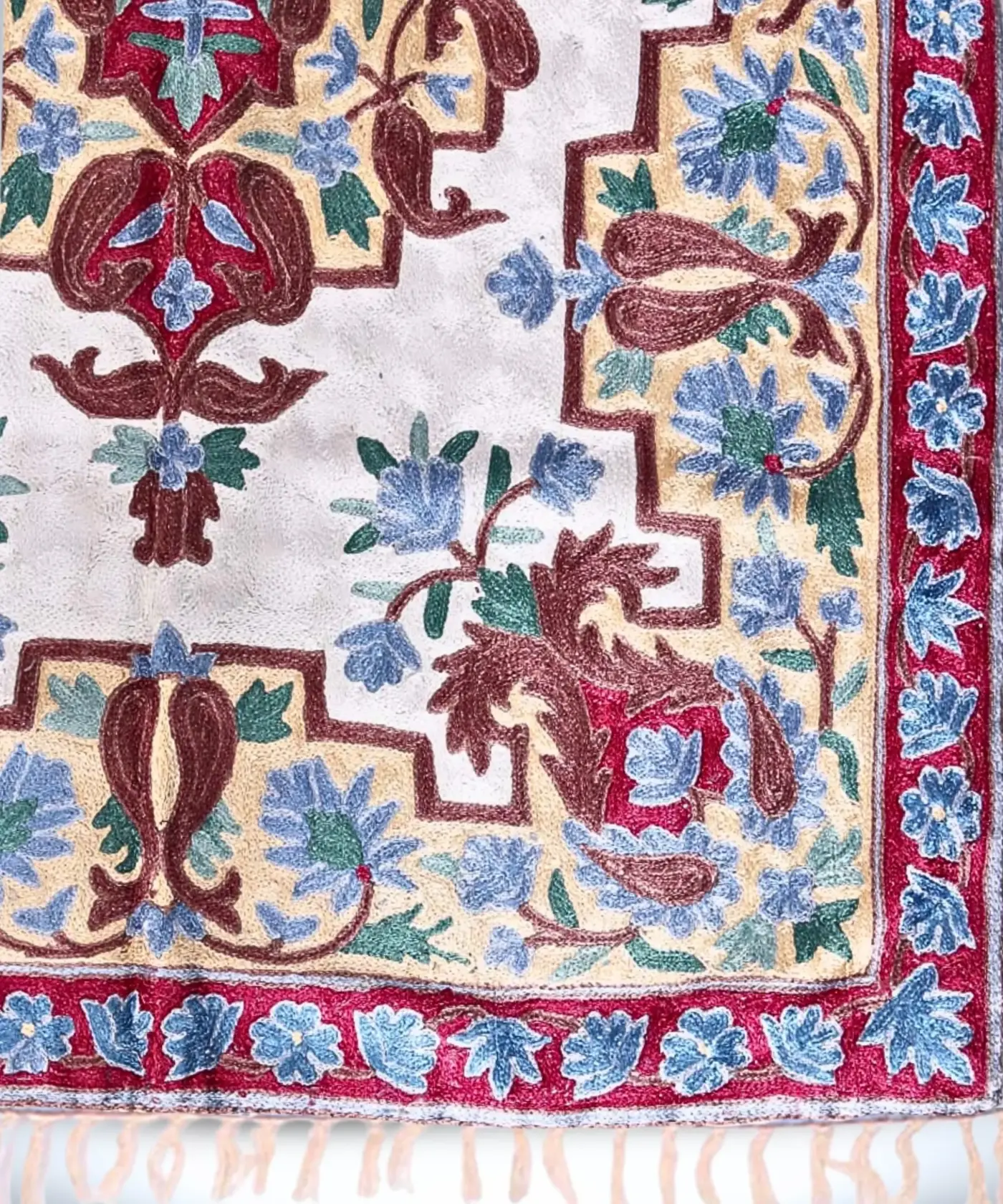 Floral Silk Rug - Image 3
