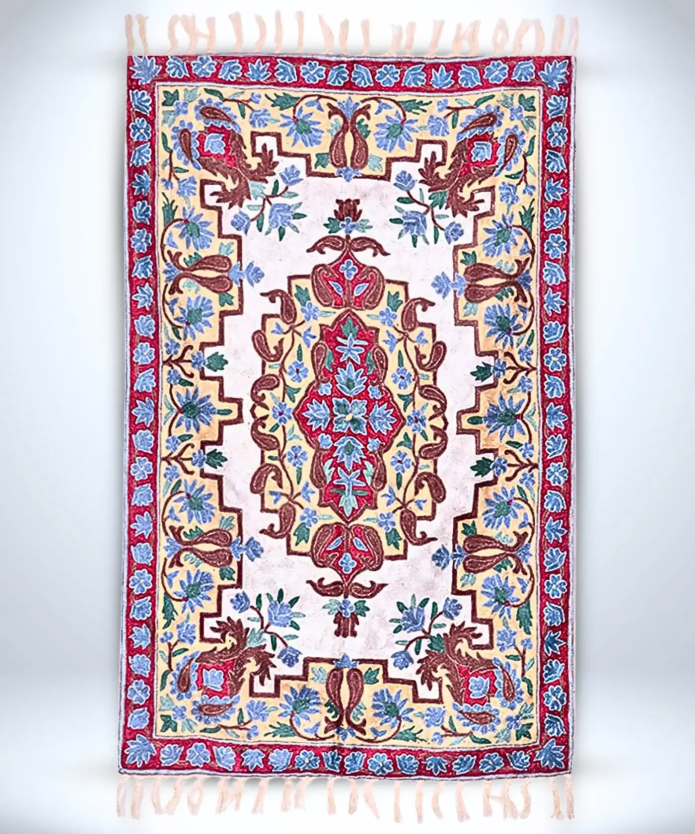 Floral Silk Rug - Image 2