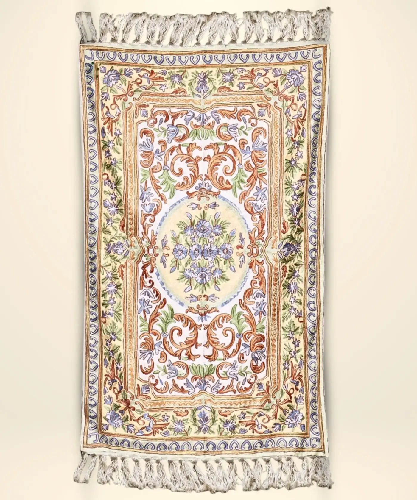 Floral Silk Rug - Image 2