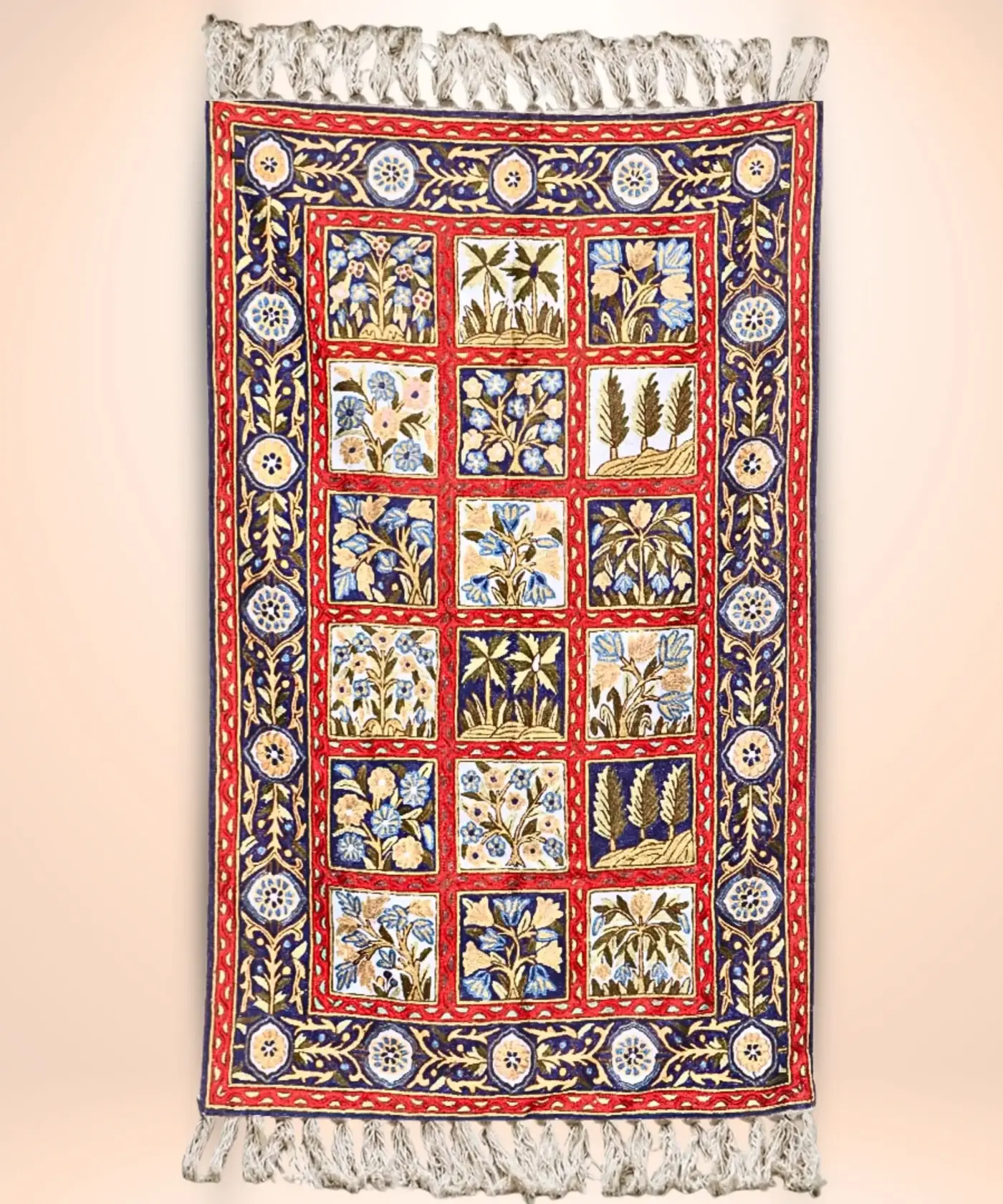 Floral Silk Rug - Image 2