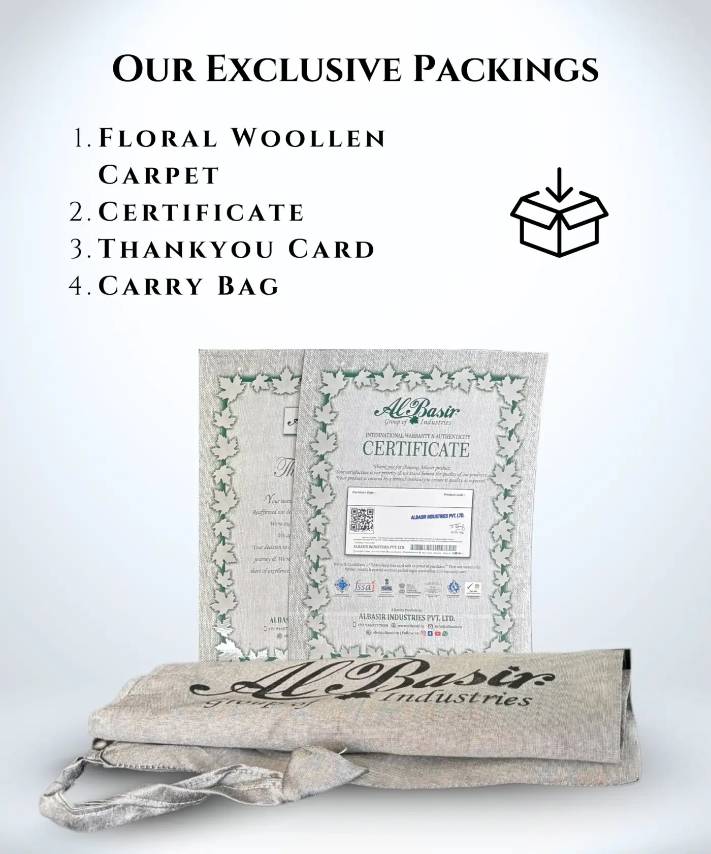 Floral Woollen Carpet (5' x 7' Ft.) - Image 8