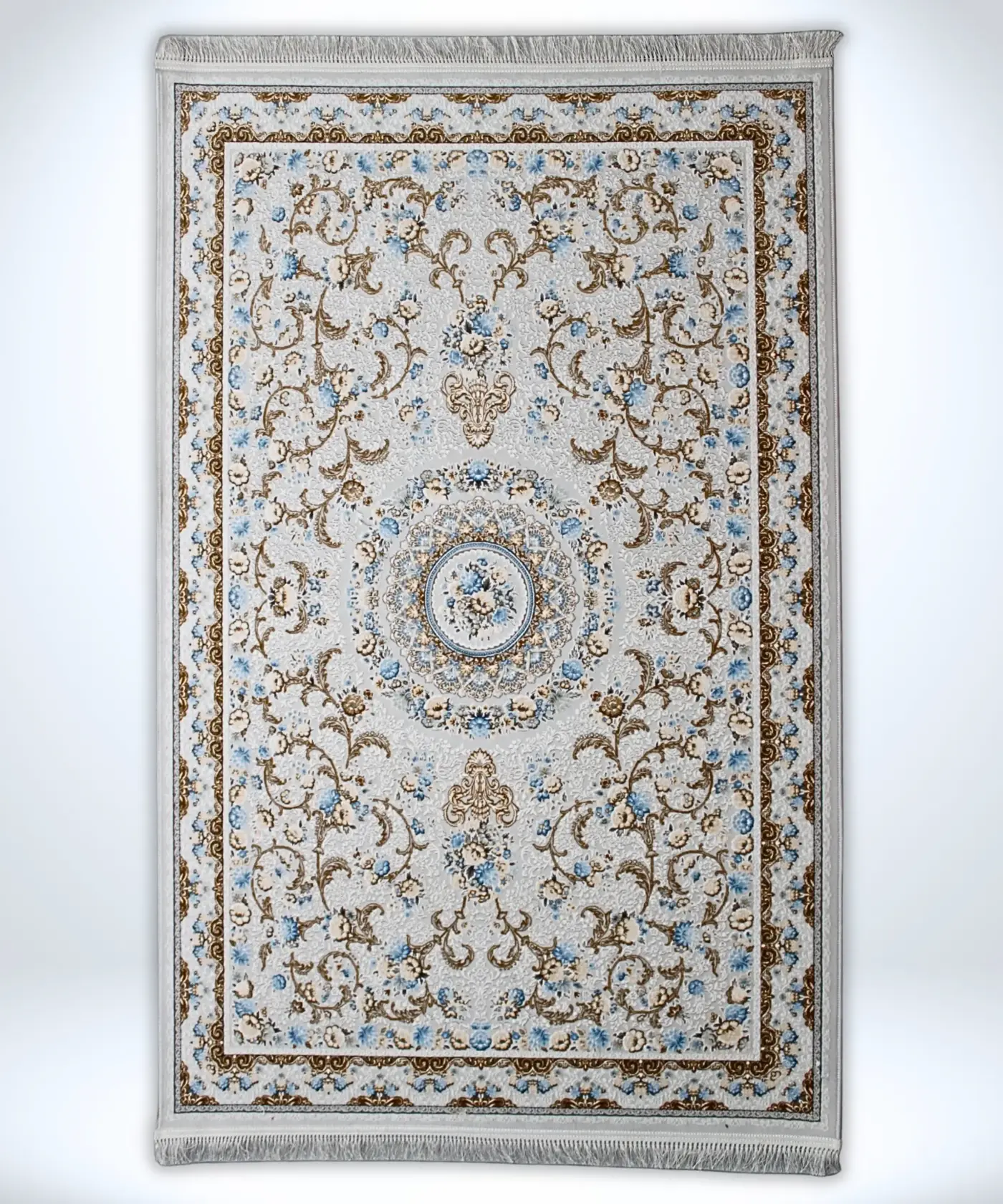 Floral Woollen Carpet (5' x 7' Ft.) - Image 2