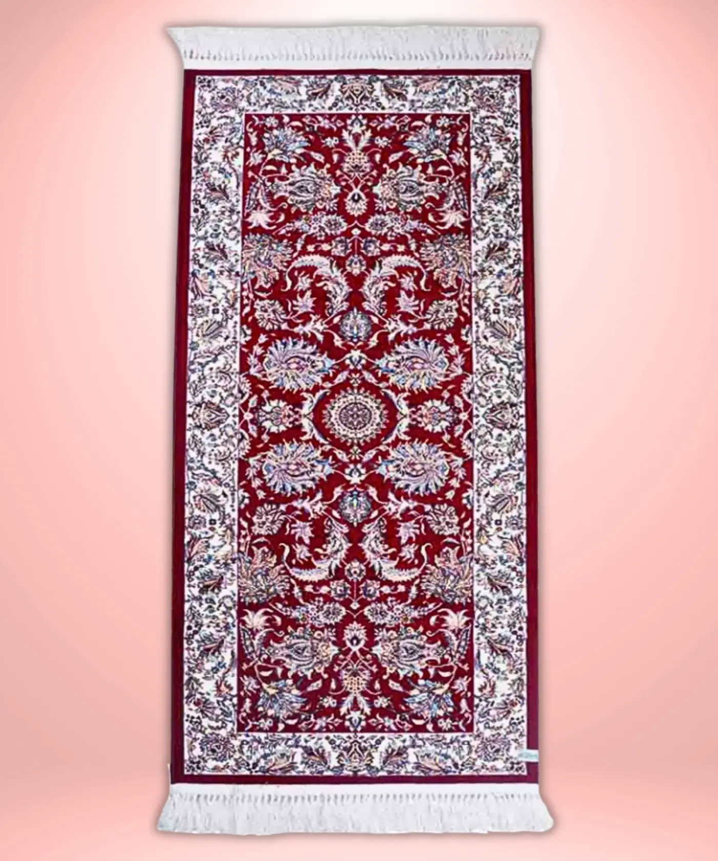 Floral Woollen Carpet (2′ x 5′ Ft) - Image 2