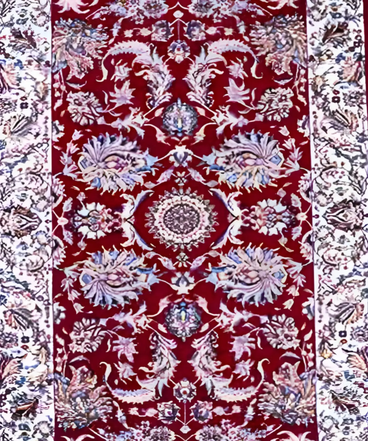 Floral Woollen Carpet (2′ x 5′ Ft) - Image 4