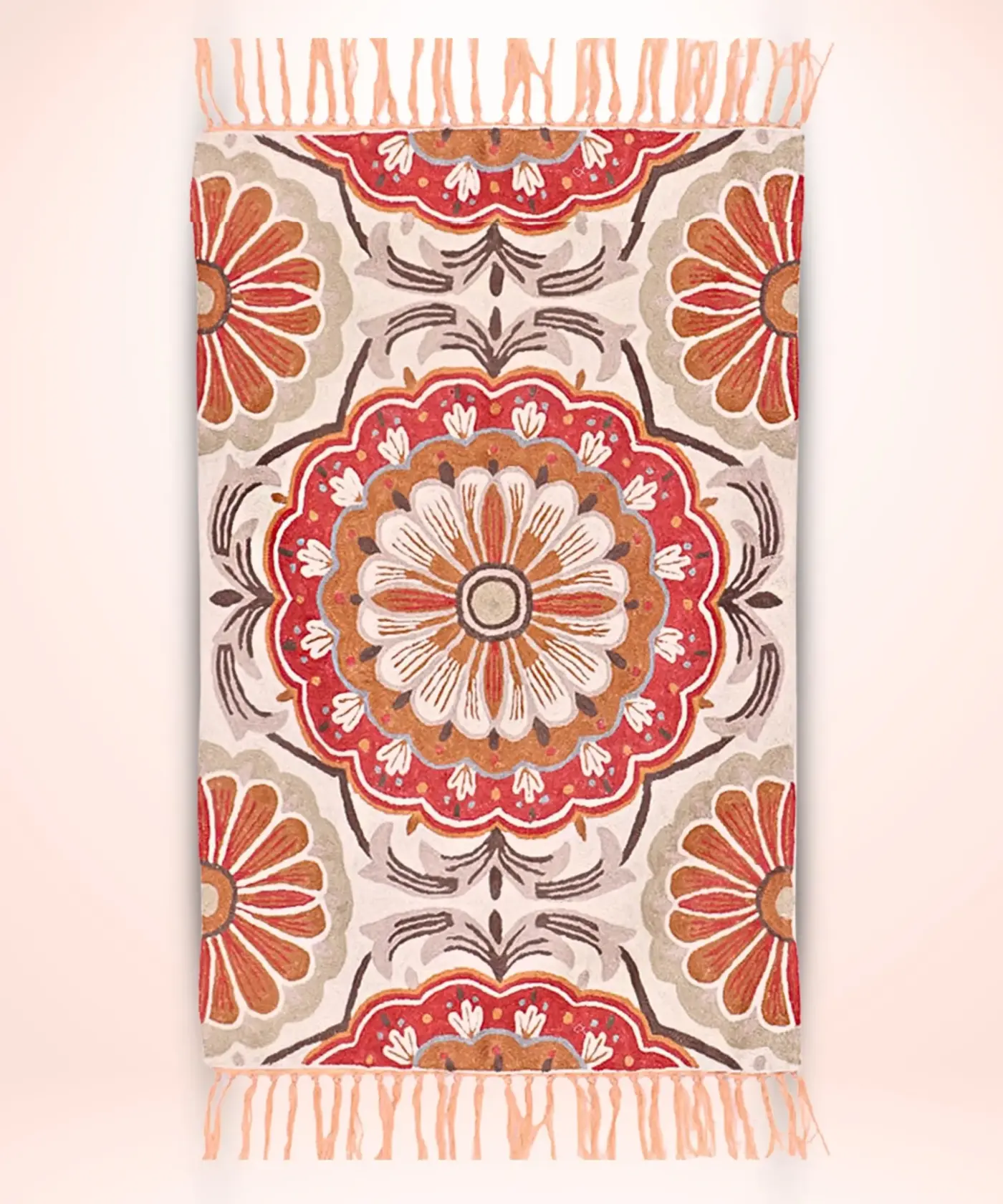Floral Woollen Rug - Image 2