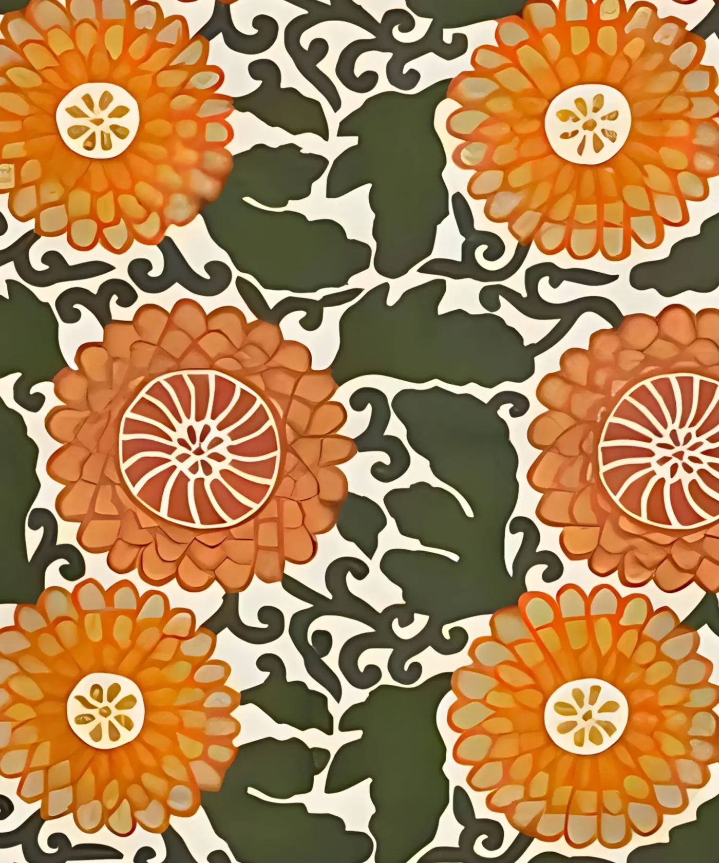 Floral Woollen Rug - Image 3