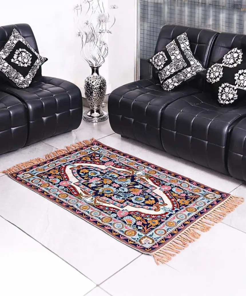 Floral Woollen Rug