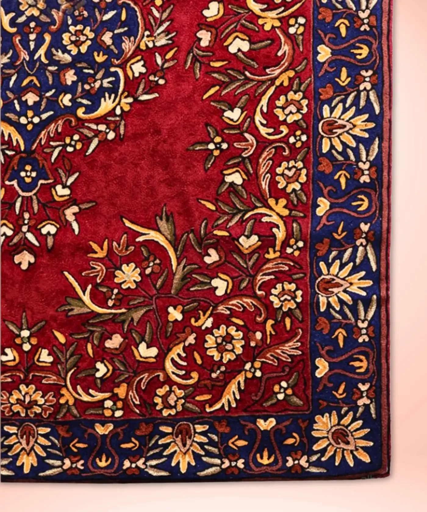 Floral Woollen Rug - Image 3