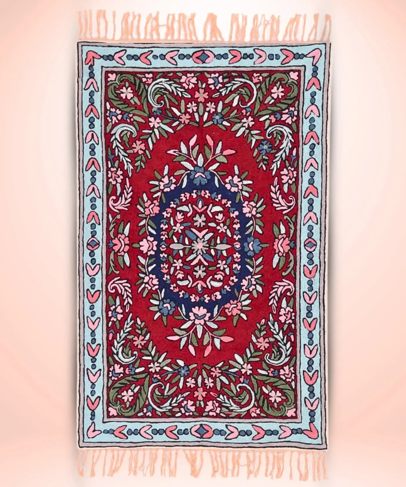 Floral Woollen Rug - Image 2