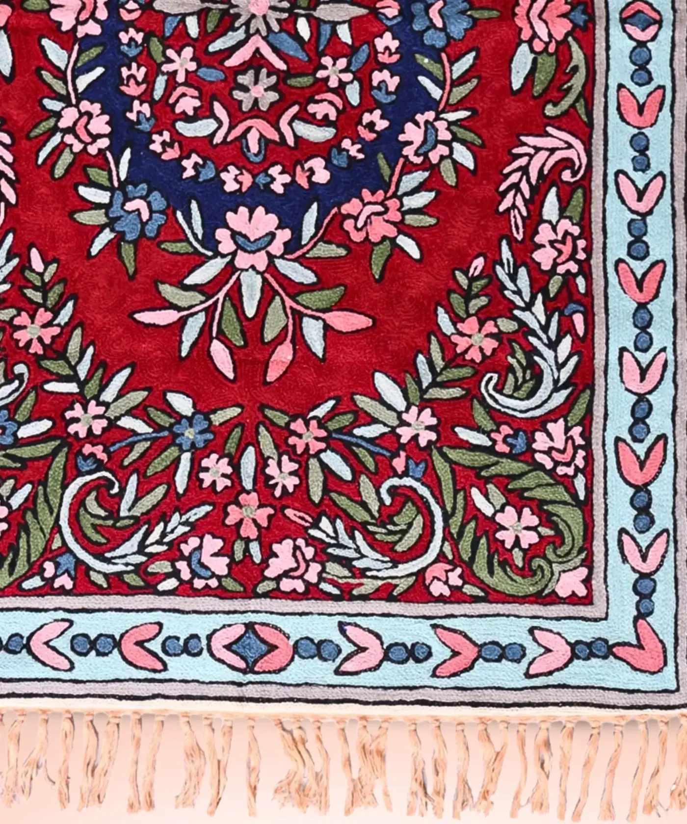 Floral Woollen Rug - Image 3