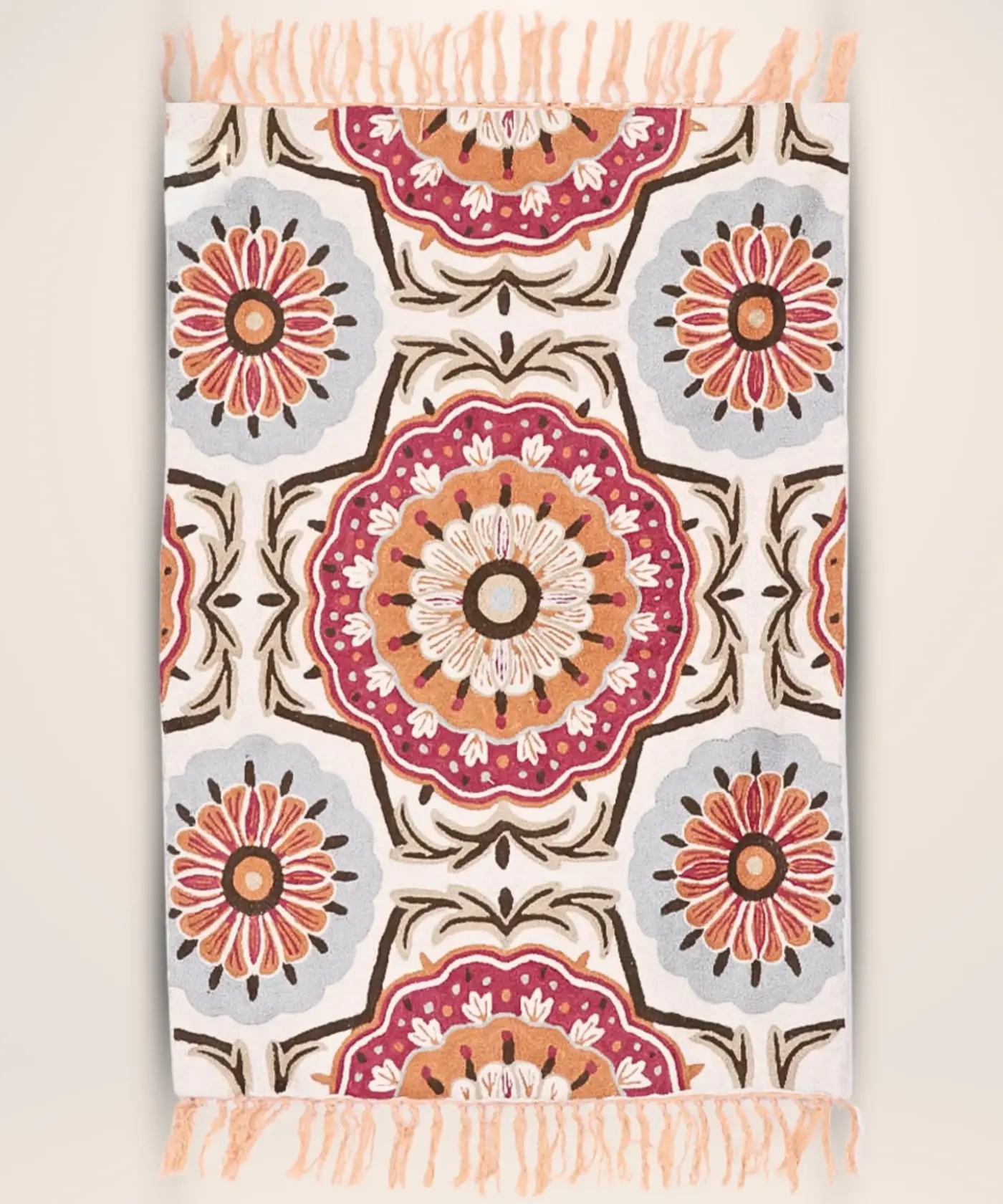 Floral Woollen Rug - Image 2