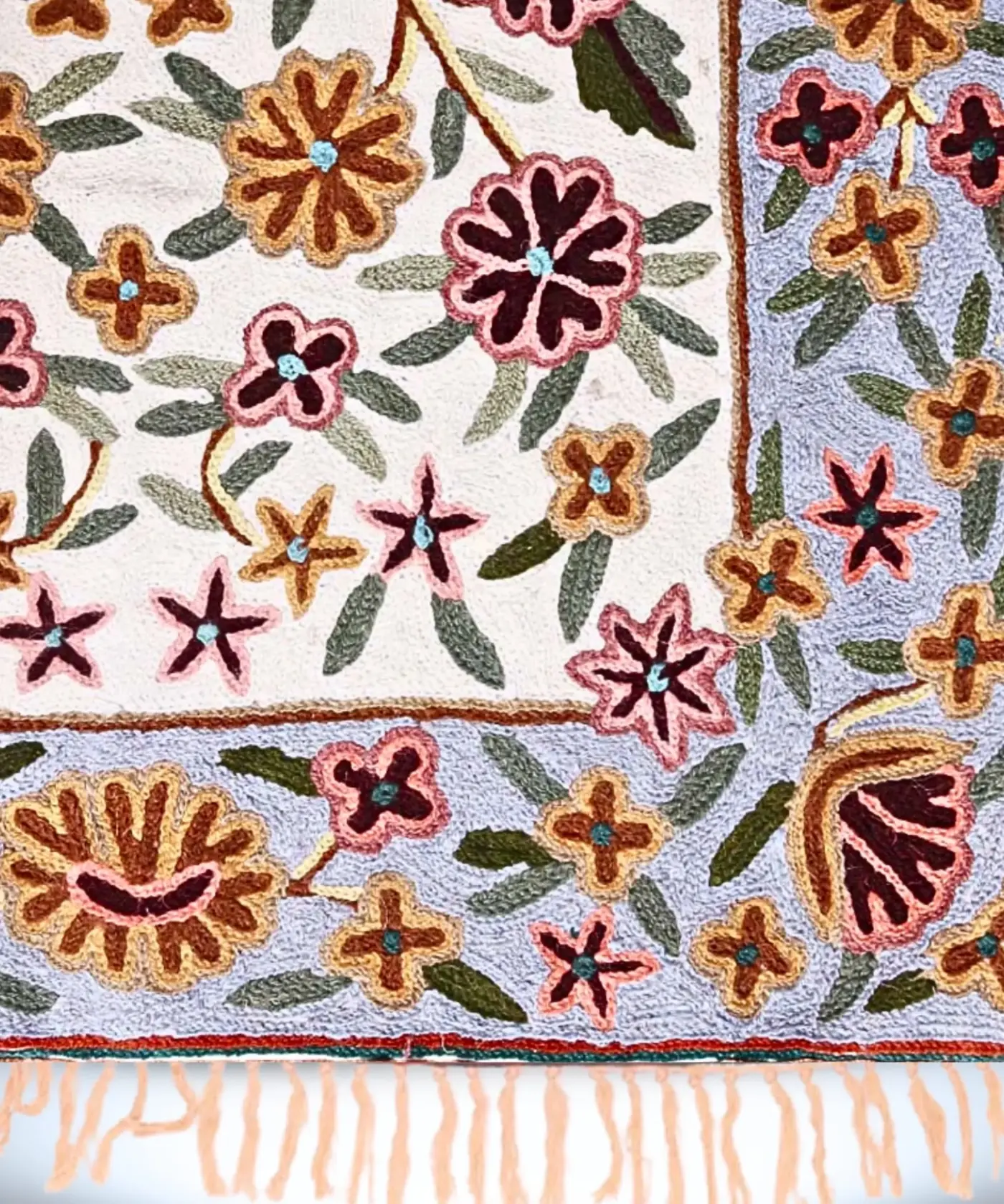 Floral Woollen Rug - Image 3
