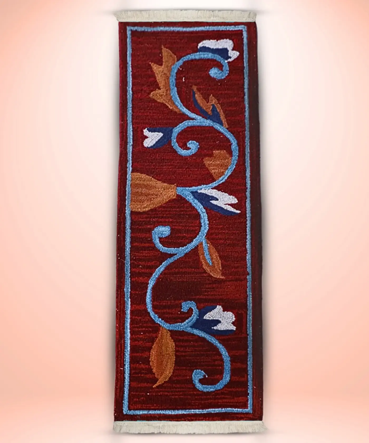 Floral HM Woollen Carpet (1.5' x 5' ft.) - Image 2