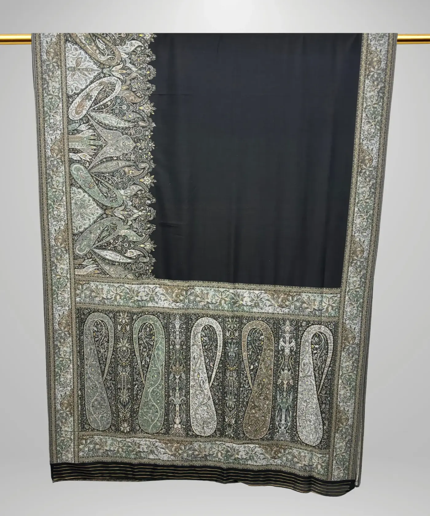 Shawl Men's Pashmina Aari - Image 20