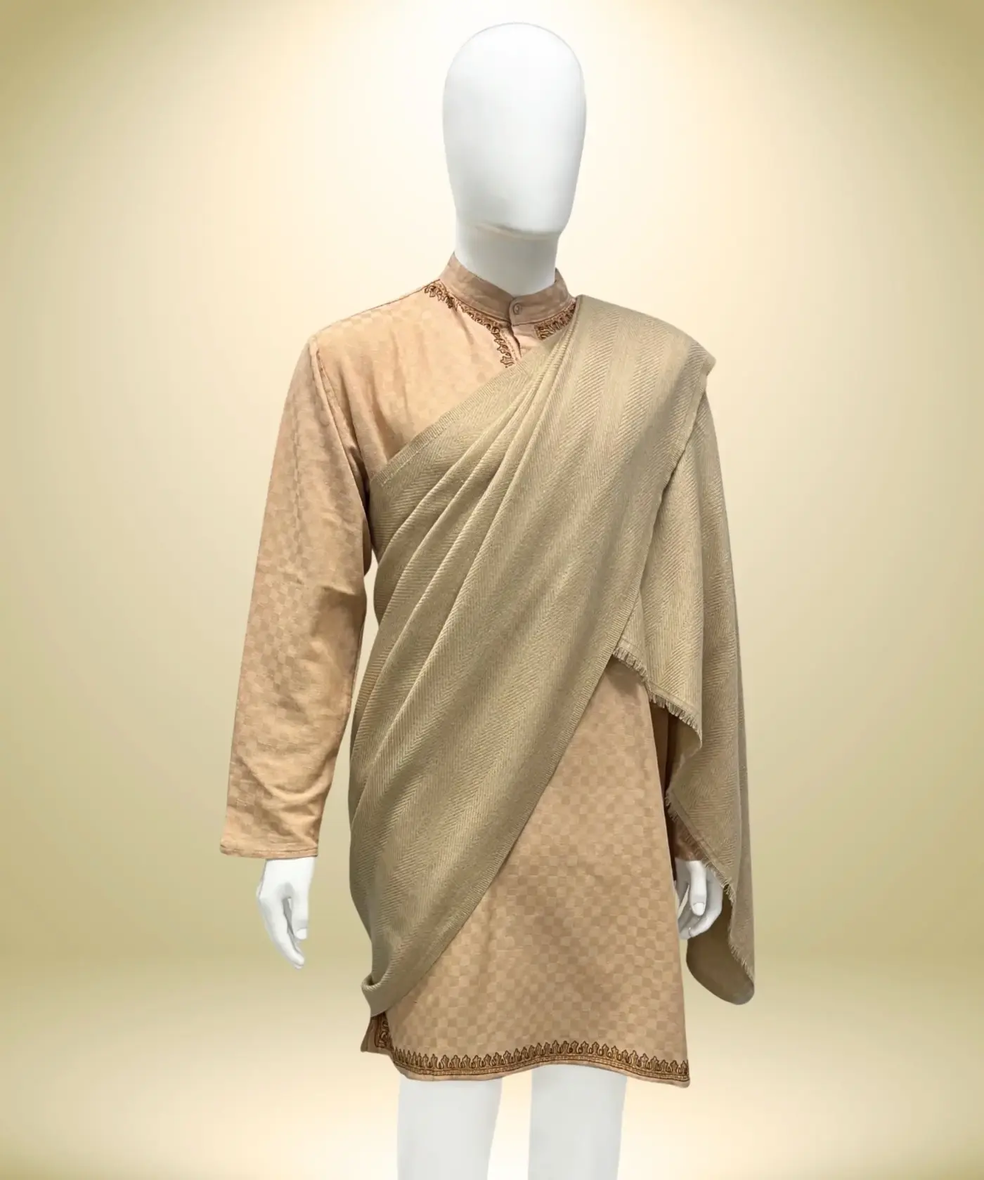 Shawl Men's Herringbone - Image 10