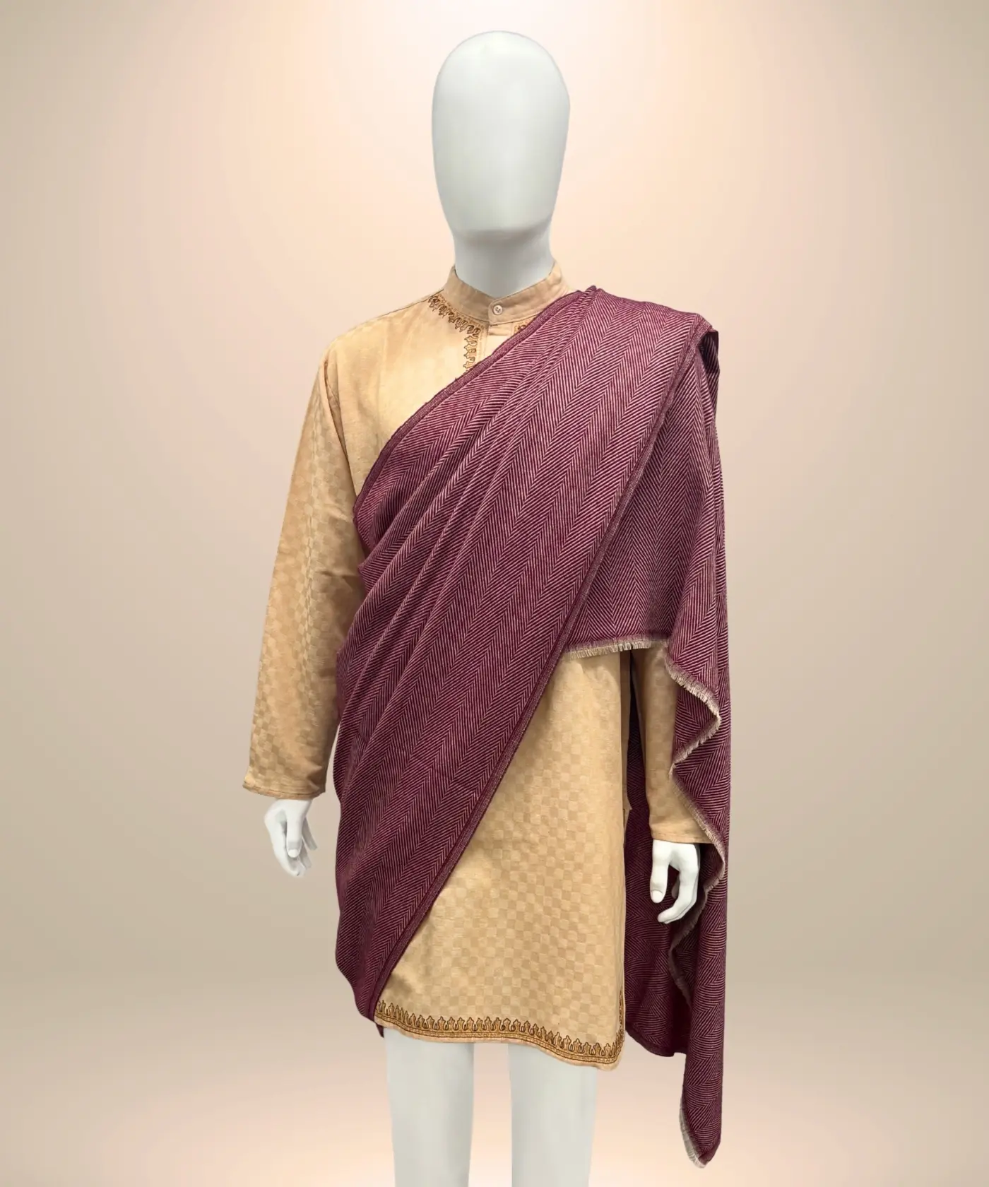 Shawl Men's Herringbone - Image 33