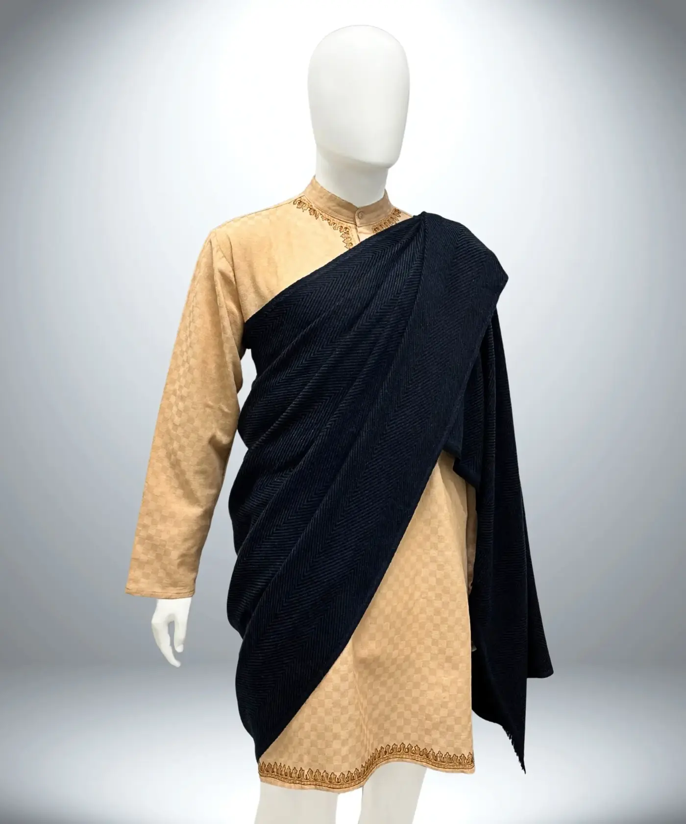 Shawl Men's Herringbone - Image 56